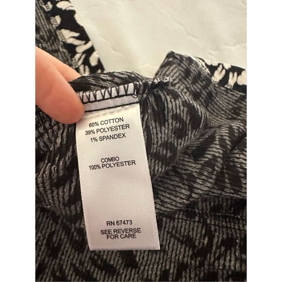 NWT Taylor Woman Fit n Flare Dress Size 24W Scoop Neck 3/4 Sleeve Zipper - Picture 8 of 9